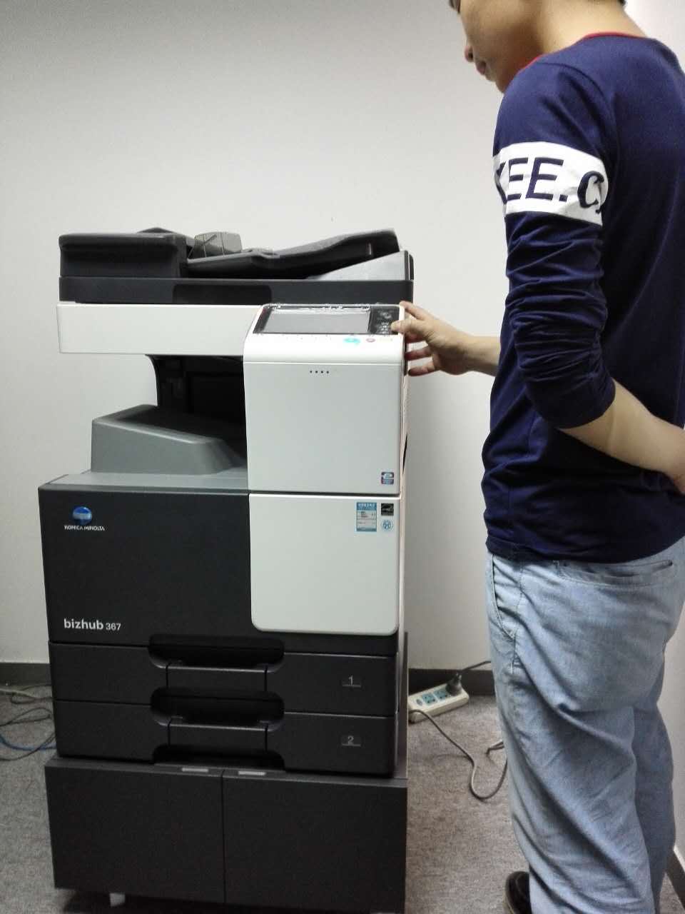 【装机成功】庆祝科颐办公给广州某一律师事务所成功安装柯尼卡美能达367复印机