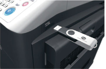 柯尼卡美能达266复印机快捷的USB打印和扫描功能--科颐办公分享
