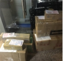 8-22 柯尼卡美能达复印机耗材配件打包发货记